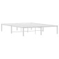 vidaXL Estructura de cama de metal blanca 135x190 cm vidaXL Estructura de cama de metal blanca 135x190 cm