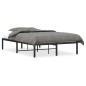 vidaXL Estructura de cama de metal negro 120x200 cm vidaXL Estructura de cama de metal negro 120x200 cm