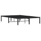 vidaXL Estructura de cama de metal negro 120x200 cm vidaXL Estructura de cama de metal negro 120x200 cm
