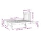 vidaXL Sofá cama extraíble madera maciza de pino 2x(90x190) cm vidaXL Sofá cama extraíble madera maciza de pino 2x(90x190) cm