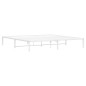 vidaXL Estructura de cama de metal blanco 193x203 cm
