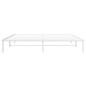 vidaXL Estructura de cama de metal blanco 193x203 cm