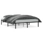 vidaXL Estructura de cama de metal negro 160x200 cm vidaXL Estructura de cama de metal negro 160x200 cm