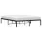 vidaXL Estructura de cama de metal negro 160x200 cm vidaXL Estructura de cama de metal negro 160x200 cm