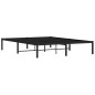 vidaXL Estructura de cama de metal negro 160x200 cm vidaXL Estructura de cama de metal negro 160x200 cm