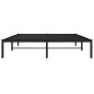 vidaXL Estructura de cama de metal negro 160x200 cm vidaXL Estructura de cama de metal negro 160x200 cm