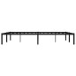 vidaXL Estructura de cama de metal negro 160x200 cm vidaXL Estructura de cama de metal negro 160x200 cm