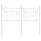 vidaXL Cabecero de metal blanco 140 cm vidaXL Cabecero de metal blanco 140 cm
