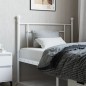 vidaXL Cabecero de metal blanco 90 cm vidaXL Cabecero de metal blanco 90 cm