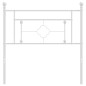 vidaXL Cabecero de metal blanco 90 cm vidaXL Cabecero de metal blanco 90 cm