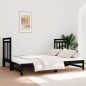 vidaXL Sofá cama extraíble madera maciza de pino negro 2x(90x190) cm vidaXL Sofá cama extraíble madera maciza de pino negro 2x(90x190) cm