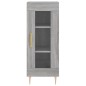 vidaXL Aparador alto madera contrachapada gris Sonoma 34,5x34x180 cm vidaXL Aparador alto madera contrachapada gris Sonoma 34,5x34x180 cm