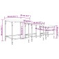 vidaXL Mesas de centro apilables 3 pzas madera ingeniería roble marrón vidaXL Mesas de centro apilables 3 pzas madera ingeniería roble marrón