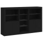 vidaXL Aparador con luces LED negro 162x37x100 cm vidaXL Aparador con luces LED negro 162x37x100 cm