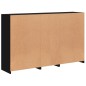 vidaXL Aparador con luces LED negro 162x37x100 cm vidaXL Aparador con luces LED negro 162x37x100 cm