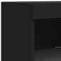 vidaXL Aparador con luces LED negro 162x37x100 cm vidaXL Aparador con luces LED negro 162x37x100 cm