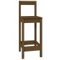 vidaXL Set de bar 7 piezas madera maciza de pino marrón miel vidaXL Set de bar 7 piezas madera maciza de pino marrón miel