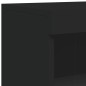 vidaXL Aparador con luces LED negro 181,5x37x100 cm vidaXL Aparador con luces LED negro 181,5x37x100 cm