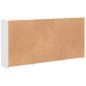 vidaXL Aparador con luces LED blanco 202x37x100 cm vidaXL Aparador con luces LED blanco 202x37x100 cm
