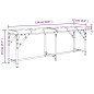vidaXL Banco de comedor acero y tela gris claro 124x32x45 cm vidaXL Banco de comedor acero y tela gris claro 124x32x45 cm