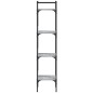 vidaXL Librería de 4 estantes madera gris Sonoma 35x30x138,5 cm vidaXL Librería de 4 estantes madera gris Sonoma 35x30x138,5 cm
