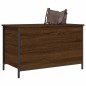 vidaXL Banco almacenaje madera ingeniería marrón roble 80x42,5x50 cm vidaXL Banco almacenaje madera ingeniería marrón roble 80x42,5x50 cm