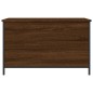 vidaXL Banco almacenaje madera ingeniería marrón roble 80x42,5x50 cm vidaXL Banco almacenaje madera ingeniería marrón roble 80x42,5x50 cm