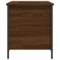vidaXL Banco almacenaje madera ingeniería marrón roble 80x42,5x50 cm vidaXL Banco almacenaje madera ingeniería marrón roble 80x42,5x50 cm