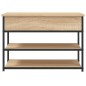 vidaXL Banco zapatero madera de ingeniería roble Sonoma 70x42,5x50 cm vidaXL Banco zapatero madera de ingeniería roble Sonoma 70x42,5x50 cm