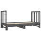vidaXL Sofá cama extraíble madera maciza de pino gris 2x(90x190) cm vidaXL Sofá cama extraíble madera maciza de pino gris 2x(90x190) cm