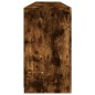 vidaXL Aparador con luces LED roble ahumado 164x37x67 cm vidaXL Aparador con luces LED roble ahumado 164x37x67 cm