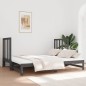 vidaXL Sofá cama extraíble madera maciza de pino gris 2x(90x190) cm vidaXL Sofá cama extraíble madera maciza de pino gris 2x(90x190) cm