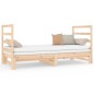 vidaXL Sofá cama extraíble madera maciza de pino 2x(90x190) cm vidaXL Sofá cama extraíble madera maciza de pino 2x(90x190) cm