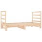 vidaXL Sofá cama extraíble madera maciza de pino 2x(90x190) cm vidaXL Sofá cama extraíble madera maciza de pino 2x(90x190) cm