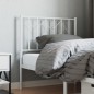 vidaXL Cabecero de metal blanco 80 cm vidaXL Cabecero de metal blanco 80 cm