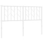 vidaXL Cabecero de metal blanco 135 cm vidaXL Cabecero de metal blanco 135 cm