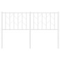 vidaXL Cabecero de metal blanco 135 cm vidaXL Cabecero de metal blanco 135 cm