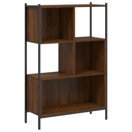 vidaXL Estantería madera de ingeniería marrón roble 72x28x109 cm