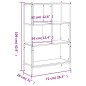 vidaXL Estantería madera de ingeniería marrón roble 72x28x109 cm vidaXL Estantería madera de ingeniería marrón roble 72x28x109 cm