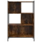 vidaXL Estantería madera de ingeniería roble ahumado 72x28x109 cm vidaXL Estantería madera de ingeniería roble ahumado 72x28x109 cm