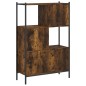 vidaXL Estantería madera de ingeniería roble ahumado 72x28x109 cm vidaXL Estantería madera de ingeniería roble ahumado 72x28x109 cm