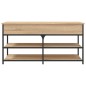 vidaXL Banco zapatero madera de ingeniería roble Sonoma 100x42,5x50 cm vidaXL Banco zapatero madera de ingeniería roble Sonoma 100x42,5x50 cm