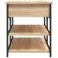 vidaXL Banco zapatero madera de ingeniería roble Sonoma 100x42,5x50 cm vidaXL Banco zapatero madera de ingeniería roble Sonoma 100x42,5x50 cm