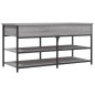 vidaXL Banco zapatero madera de ingeniería gris Sonoma 100x42,5x50 cm vidaXL Banco zapatero madera de ingeniería gris Sonoma 100x42,5x50 cm