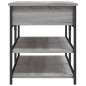 vidaXL Banco zapatero madera de ingeniería gris Sonoma 100x42,5x50 cm vidaXL Banco zapatero madera de ingeniería gris Sonoma 100x42,5x50 cm