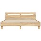 vidaXL Cama con cabecero madera de ingeniería roble Sonoma 200x200 cm vidaXL Cama con cabecero madera de ingeniería roble Sonoma 200x200 cm