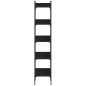 vidaXL Librería de 5 estantes madera ingeniería negro 35x30x174 cm vidaXL Librería de 5 estantes madera ingeniería negro 35x30x174 cm