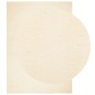 vidaXL Alfombra de pelo corto suave lavable HUARTE crema 120x170 cm