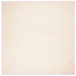 vidaXL Alfombra de pelo corto suave lavable HUARTE beige 240x240 cm