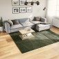 vidaXL Alfombra pelo corto suave lavable HUARTE verde bosque 240x240cm